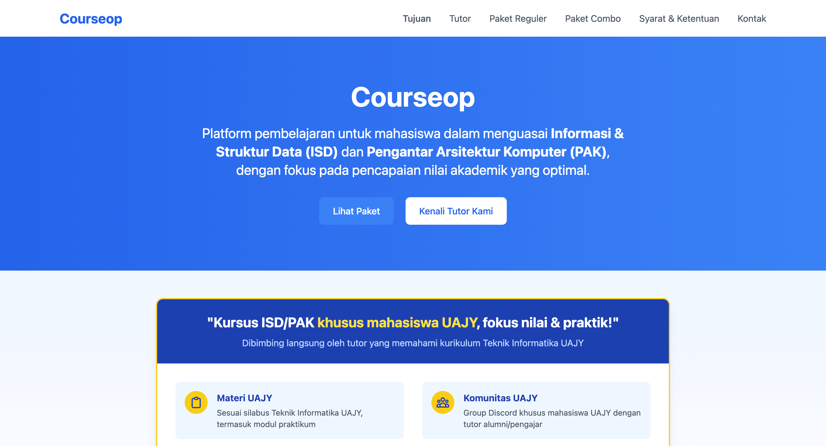Courseop